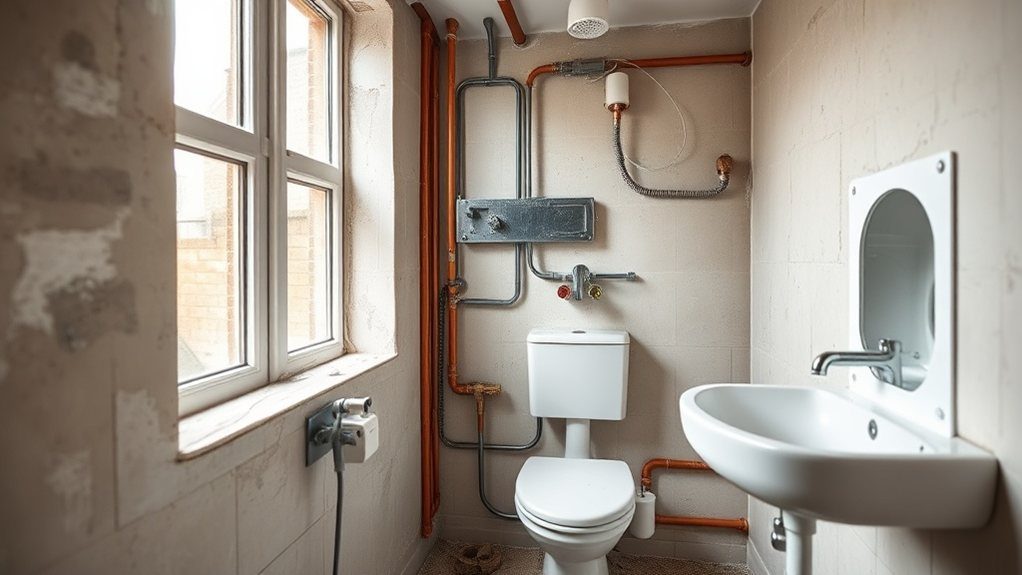 Bathroom Plumbing and Electrics in Swiss Cottage